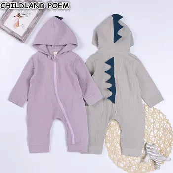

2017 Autumn spring Cotton Dinosaur Baby Romper infant toddler newborn baby boy girls romper Jumpsuits baby overalls clothes