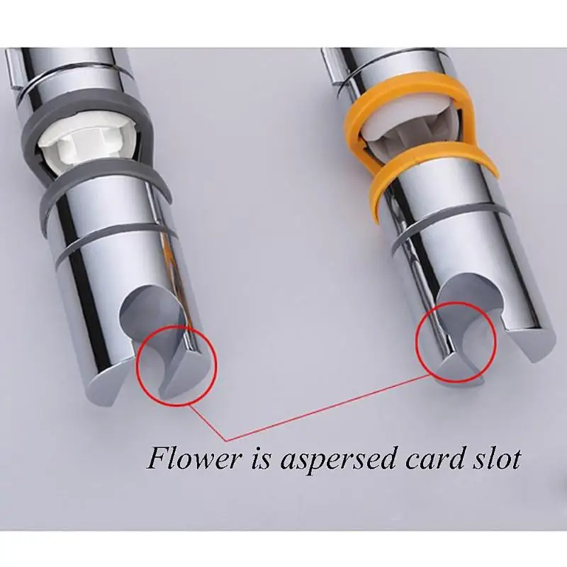 Держатель для душа ручной регулируемый рельсовый кронштейн слайдер 18-25 мм Труба для ванной душ монтажные кронштейны для душевой головки