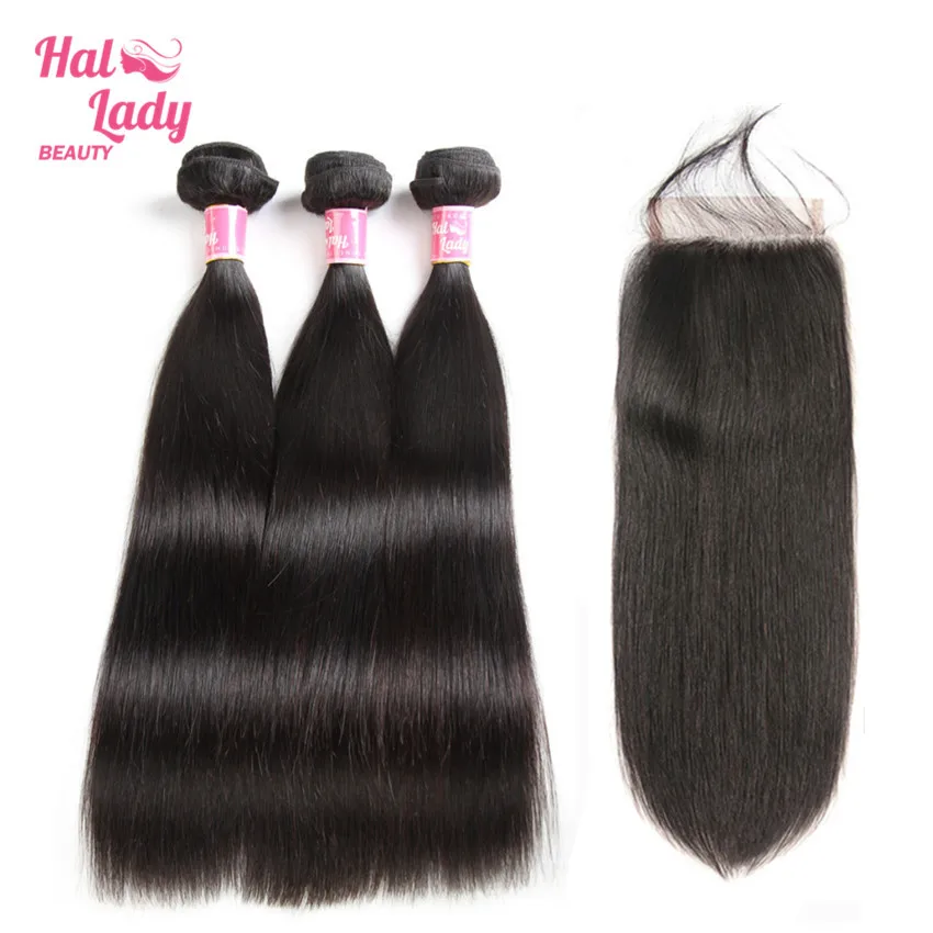 straight hair with lace closure 5X5