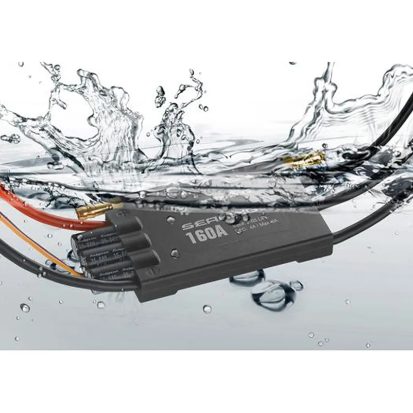 الأصلي Hobbywing Seaking برو Bootsregler 160A BEC 4A 2-6 s BL موتور ESC HV BEC ل RC R /c سباق قارب الأصلي Hobbywing Seaking برو Bootsregler 160A BEC 4A 2-6 s BL موتور ESC HV BEC ل RC R /c سباق قارب