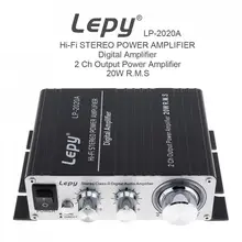 LP-2020A 20W x 2 2CH Stereo Class-D Digital Audio Amplifier Hi-Fi Stereo Power Amplifier with Over-current Protection nktech lp 2051 digital audio amplifier hi end bass hi fi stereo audio home car class t 2ch tri path player 50w x 2 rms amplifier