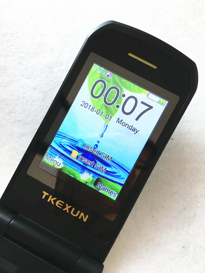 Оригинальный TKEXUN G9000 флип сенсорный экран русский keyboad старший раскладушка cellular phonesrd дешевые старший мобильный телефон gsm Китай