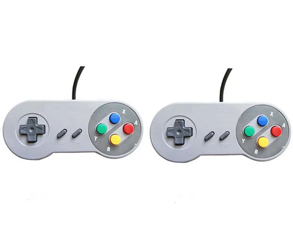 2 шт. проводной оригинальный интерфейс игровой контроллер геймпад для nintendo SFC/SNES