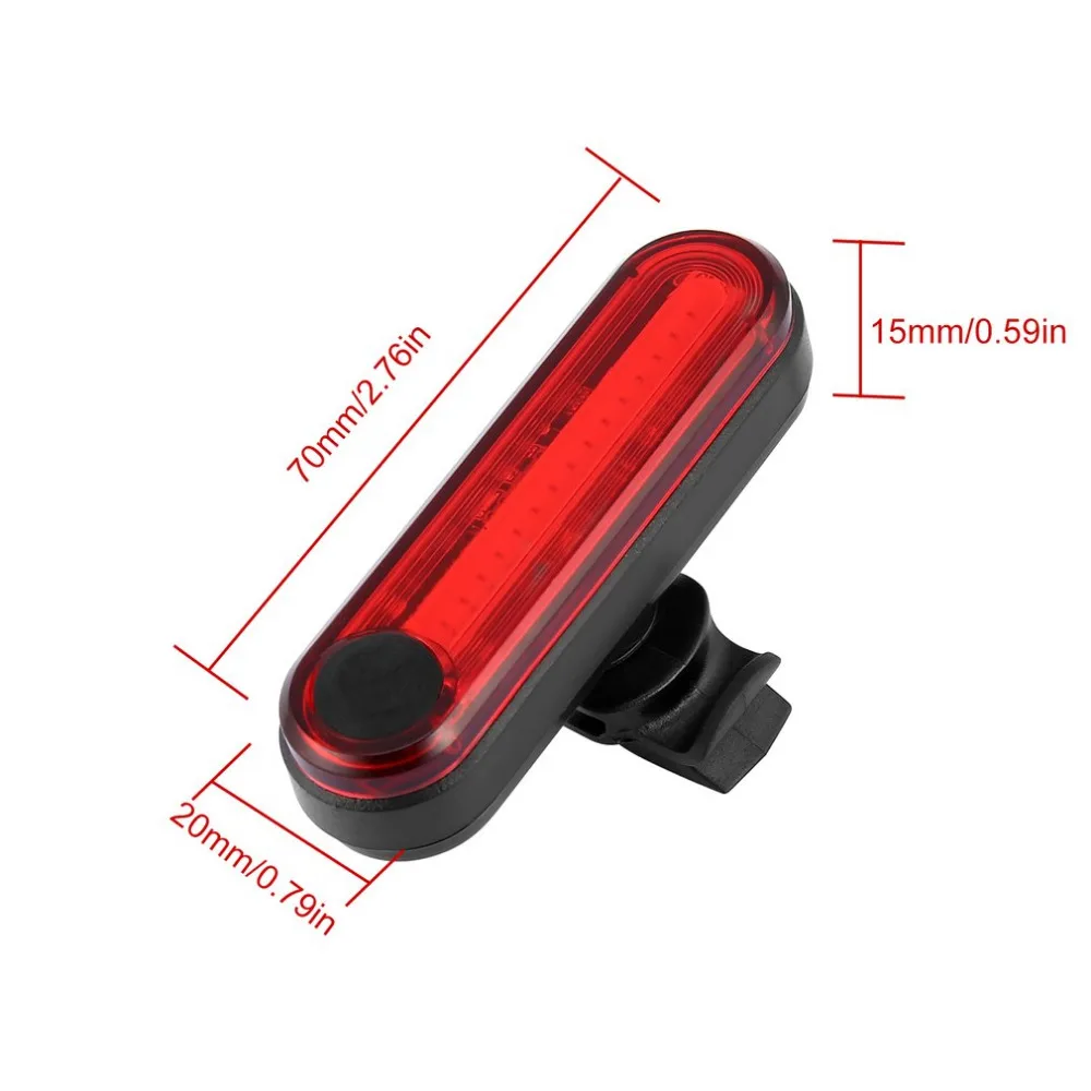 Sale High Quality Waterproof Bicycle Lights Bicycle Rear Light Rear Light Lamp Torch LED Bike Light Set One Touch Button 5