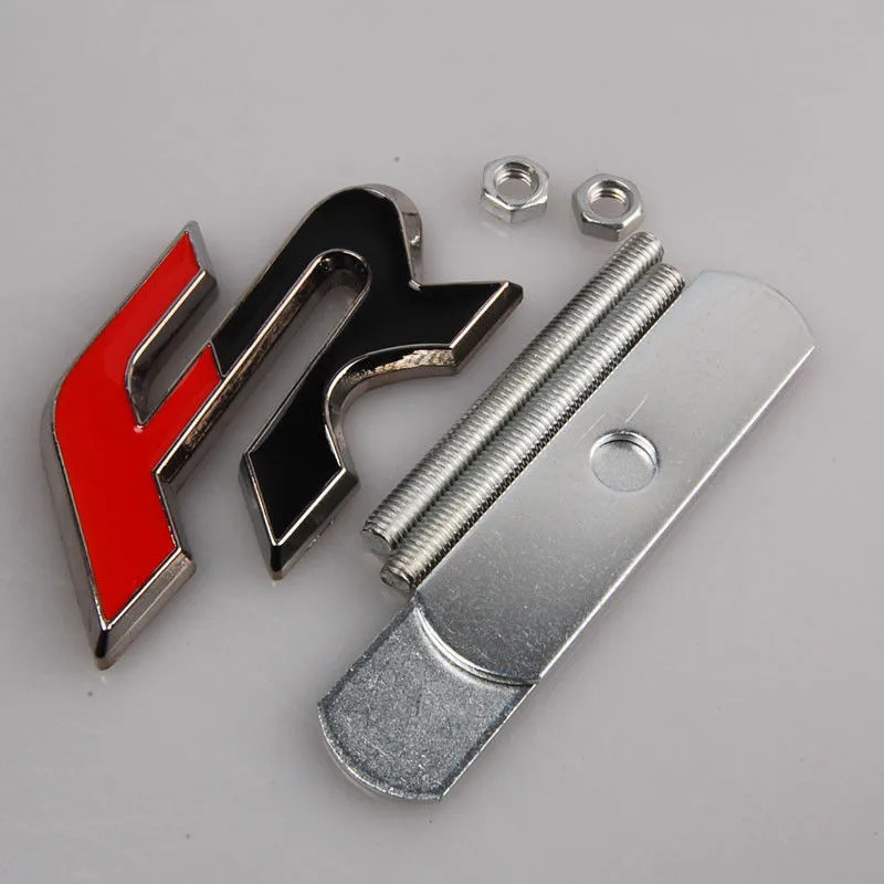 

Automobiles 3D car chrome FR for Ibiza Leon Altea Cordoba Badge grills emblem, accessories sticker on car covers, car styling