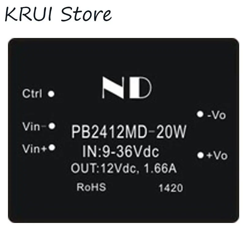 Понижающий dc-dc модуль питания 12V 24 v-12 v 1.67A регулируемого постоянного тока dc понижающий преобразователь импульсный источник питания светодиодного табло PB2412MD-20W