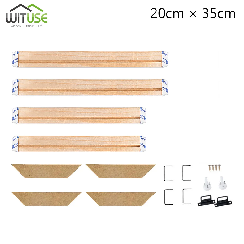 Профессиональный Растяжитель бар холст Рамка комплект для масляной живописи галерея стены искусства сосны - Цвет: 20x35cm