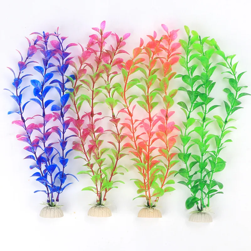 

1pcs Artificial Fish Tank Decorations Aquarium Artificial Plastic Plants Decor Aquarium Landscape