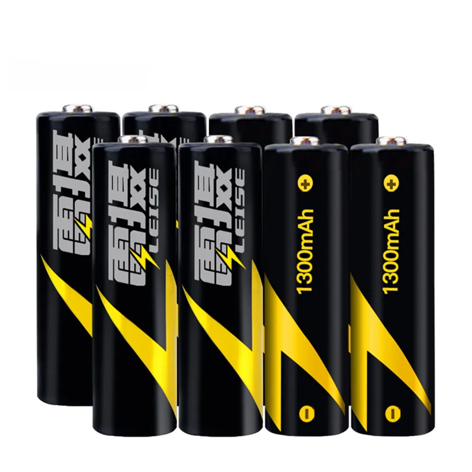 Leise 8 слотов зарядное устройство + шт AA 1300 mAh ni mh аккумуляторная батарея