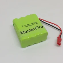 MasterFire Ni-MH AAA 9,6 V 800mAh Ni-MH аккумулятор Пакет перезаряжаемых батарей с JST вилки