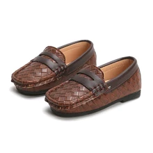 COZULMA/детская дышащая тканевая повседневная обувь для мальчиков и девочек; весенние Лоферы без застежки; Детская школьная обувь; размеры 21-30