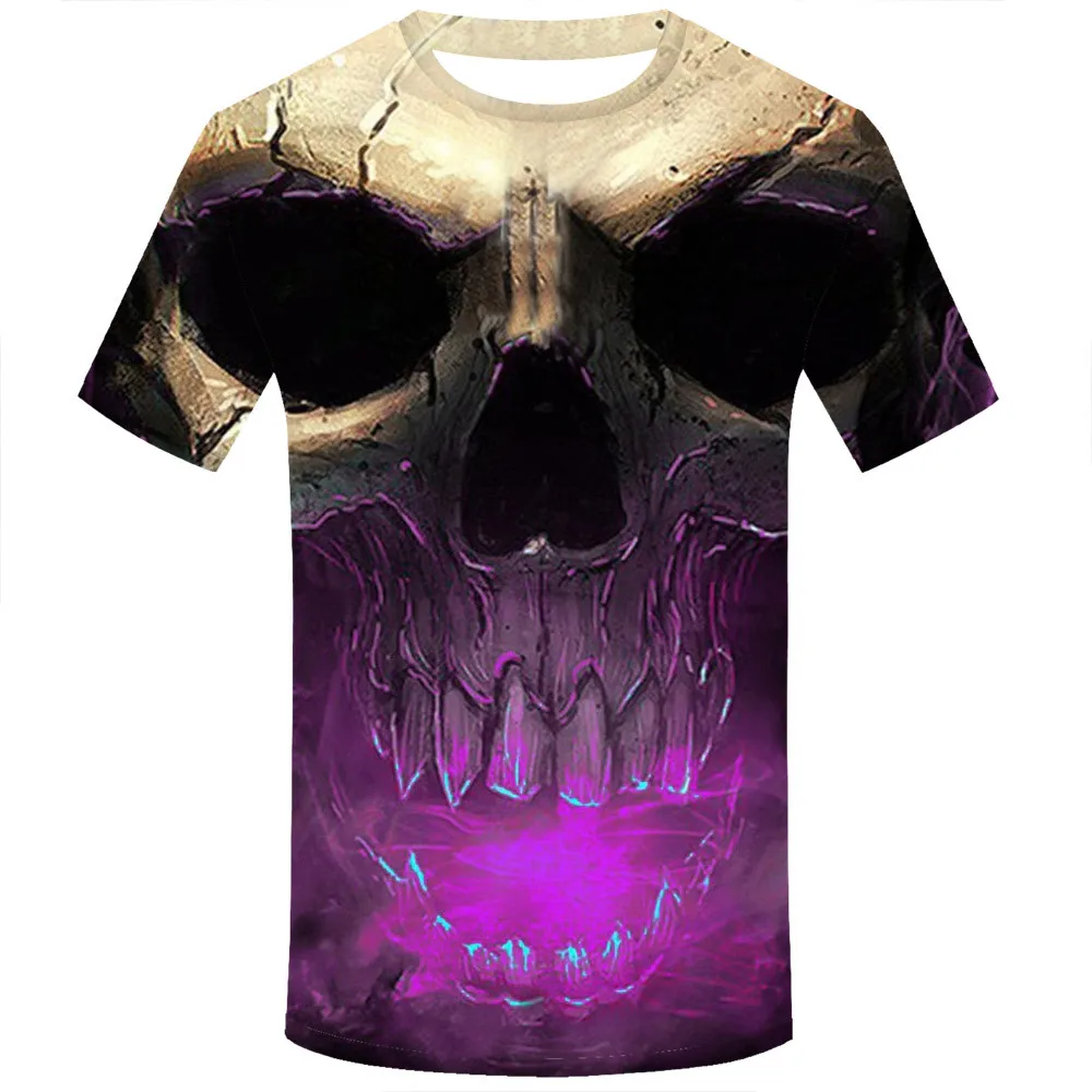 Camiseta Повседневная футболка унисекс летний пуловер с короткими рукавами 3D