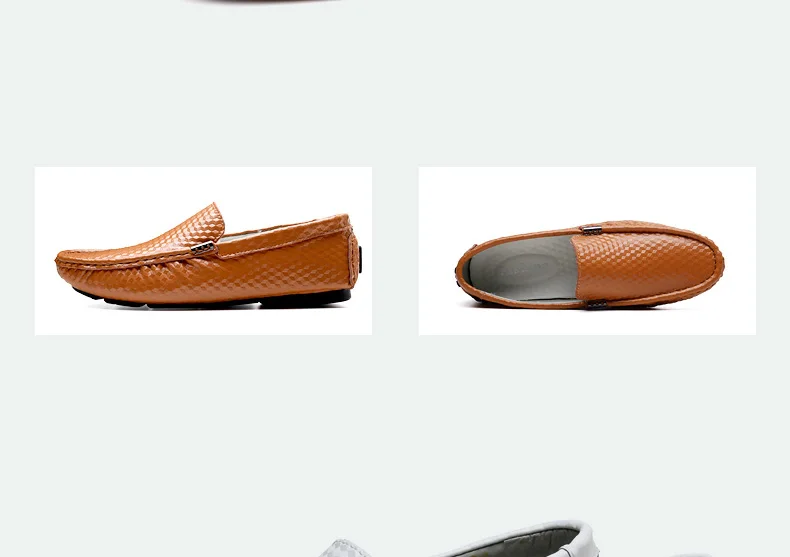 Брендовые Мокасины мужские кожаные новые модные золотые туфли мужская повседневная обувь размер 47