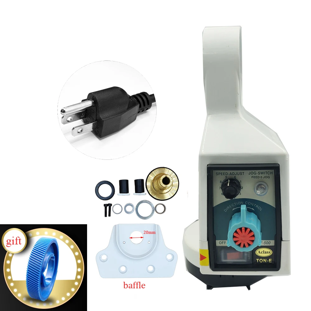 Low Noise 110V 0-210rpm X axis Power Feed 155cm.kg 135in.lb Dustproof and Waterproof for Milling Machine DIY Upgrade