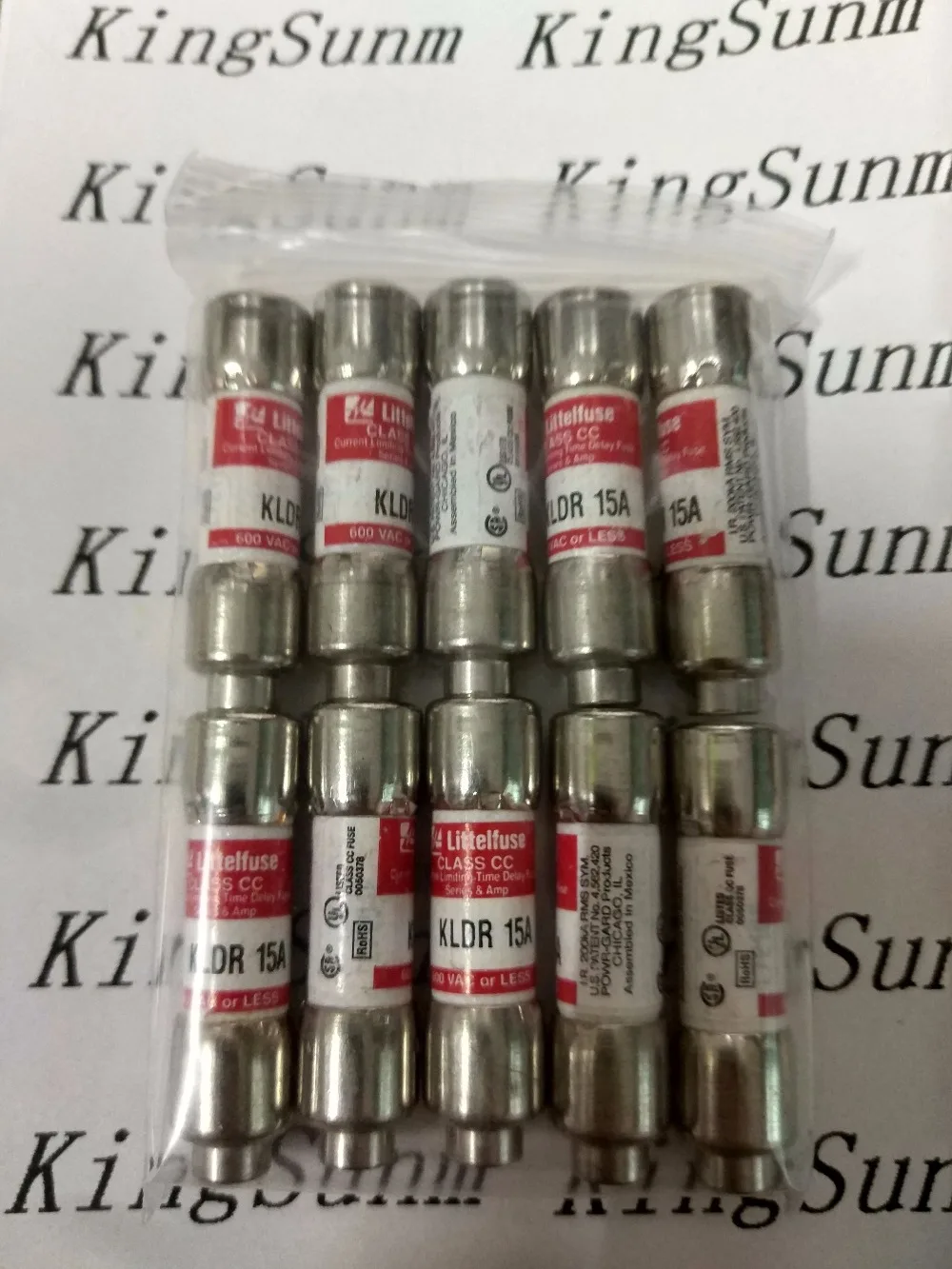 

Free shipping 10pcs KLDR 15 genuine Netlon CLASS CCTIME-DELAY delay fuse / fuse 600V15A