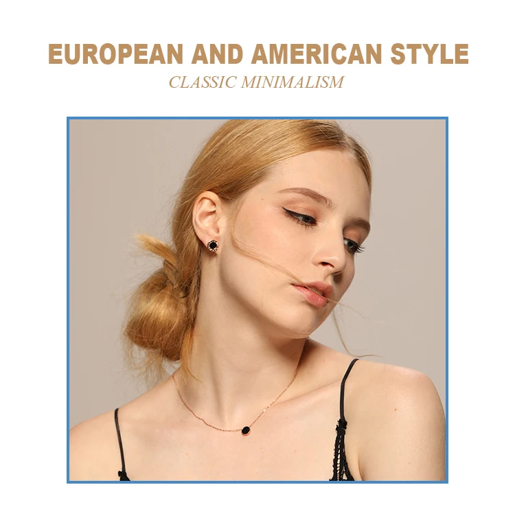 rose-gold-simple-roman-numerals-round-stud-earrings_02