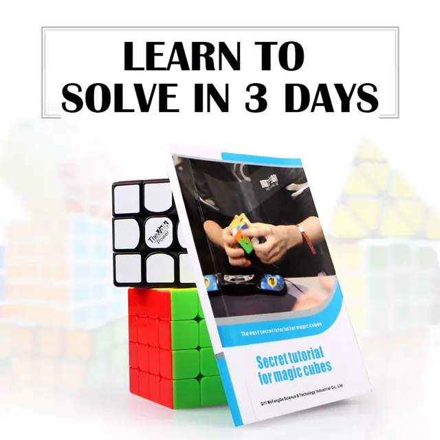 QiYi 큐브 가이드 비밀 튜토리얼 책으로 큐브 퍼즐 정복하기