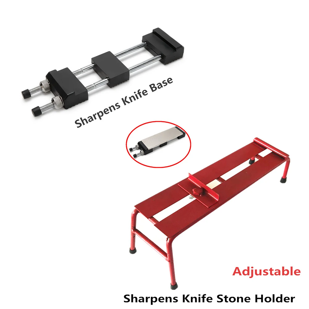 

2019 Useful Non-slip Adjustable Sharpens Knife Stone Holder Retractable Fixed Grindstone Shelf Home Kitchen Sharpens Knife Base