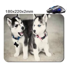 HOT SALES Cute Baby Husky Used For Home And Office Computer And Laptop Gaming Rubber Mouse Pad 180X220X2cm