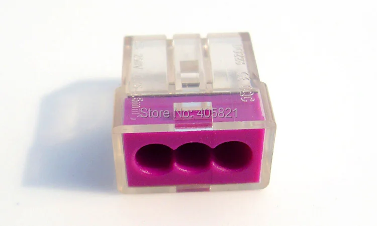 

50Pcs 3holes Push Connector Terminal Block