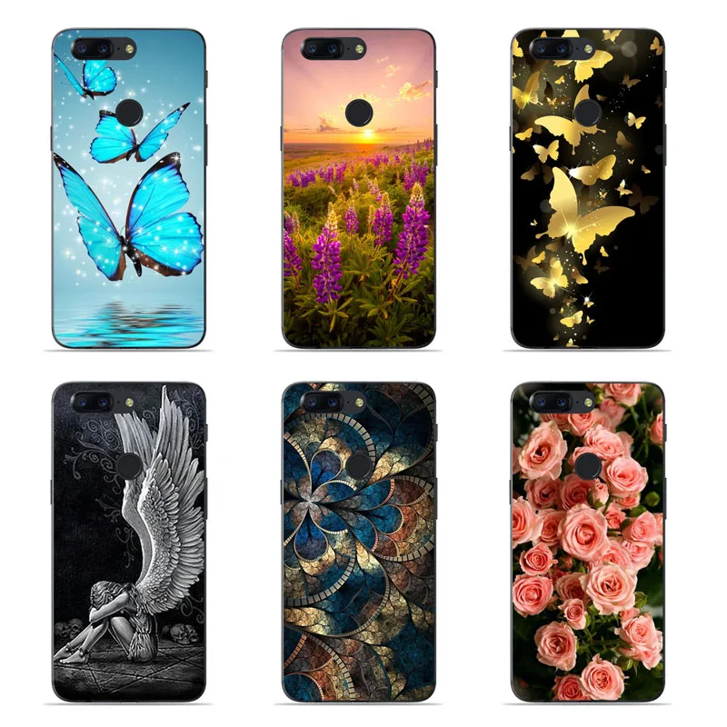 

Geruide oneplus 5 t 5t Case, Painting Soft Silicon TPU Phone Back Cover Case oneplus 5 t 5t 6.01 inch Cover