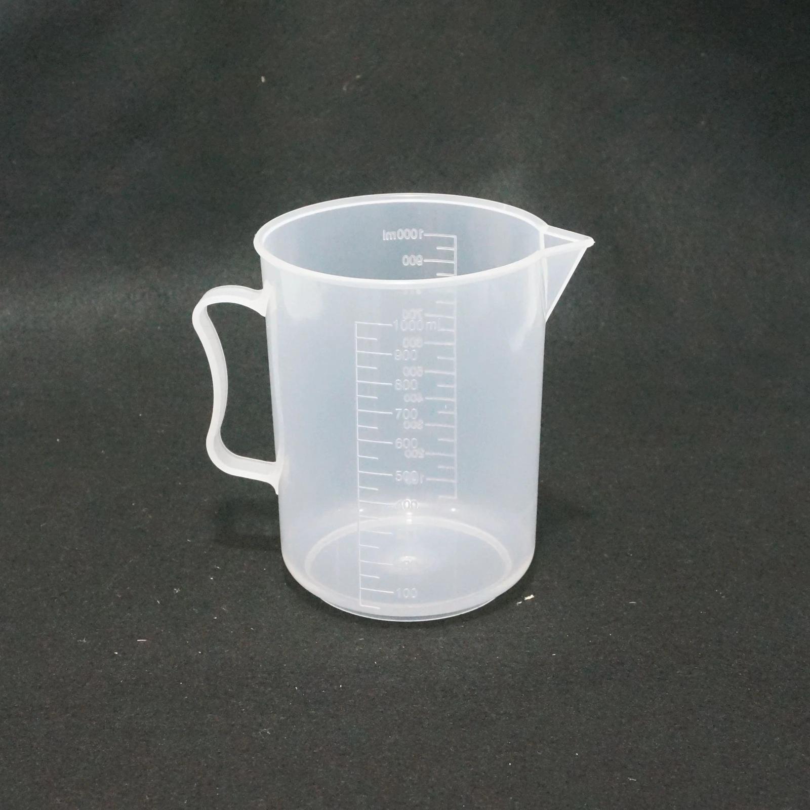 1000ml Plastic Polypropylene PP Measuring Beaker Laboratory Kitchen