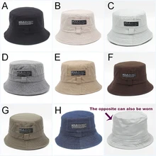 

Double-sided cotton men's and women's hats, fisherman hats, bucket hat, caps, tourism hats, casual style, outdoor caps 8 colors