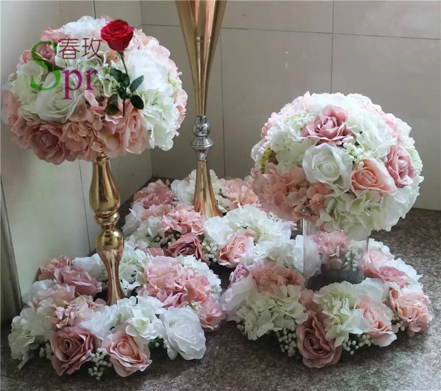 SPR свадебный стол центр цветочный шар для свадьбы дорога свинец искусственный flore центральный свадебный фон цветок украшения