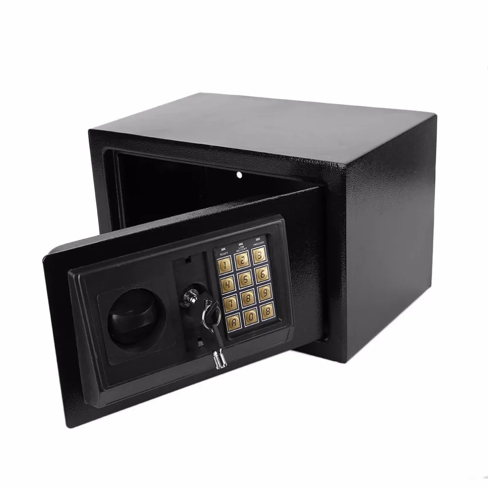 

Electronic Safe box Household Wall Security Box Keypad Lock box Deposit Safes keep Money gun Jewellery Cash Safe home office use