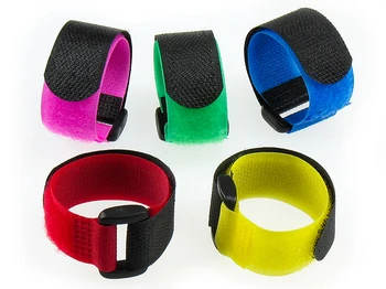 

Free Shipping 10 Pcs Strong RC lipo Battery Antiskid Cable Tie Down Straps 20*2cm Magic Sticker Strap