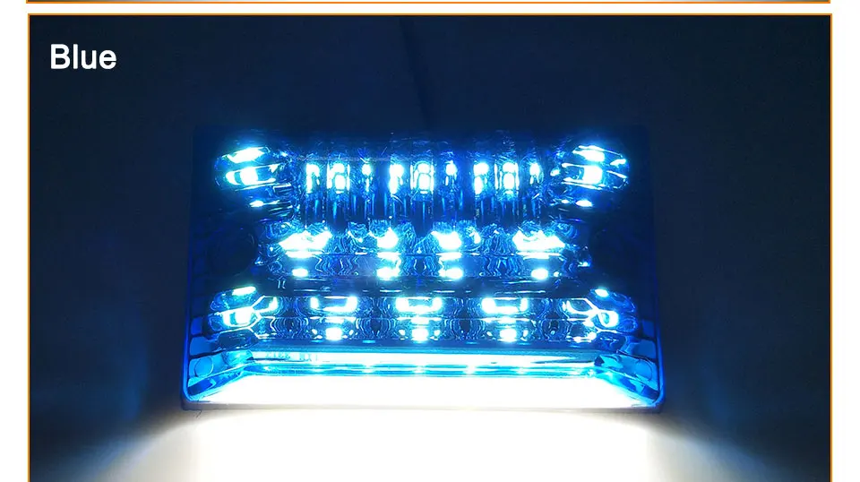 2Pcs 24V LED Rear Side Marker Light Turn Clearance Lights Taillight Indicators for Truck Bus Boat Trailer Caravan Lorry Wagons  (14)