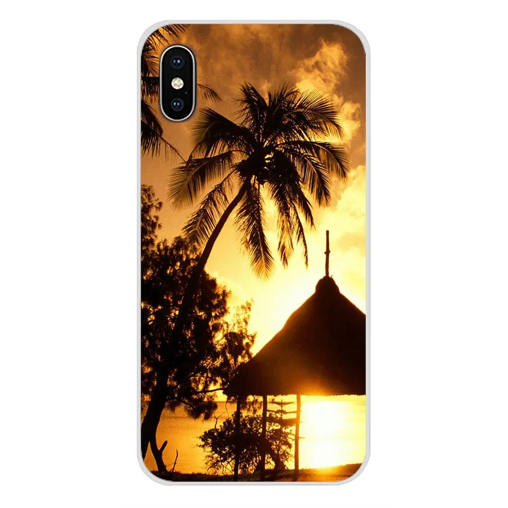 Пейзаж море пляж кокосовое дерево для Samsung Galaxy A3 A5 A7 J1 J2 J3 J5 J7 2015 2016 2017 аксессуары