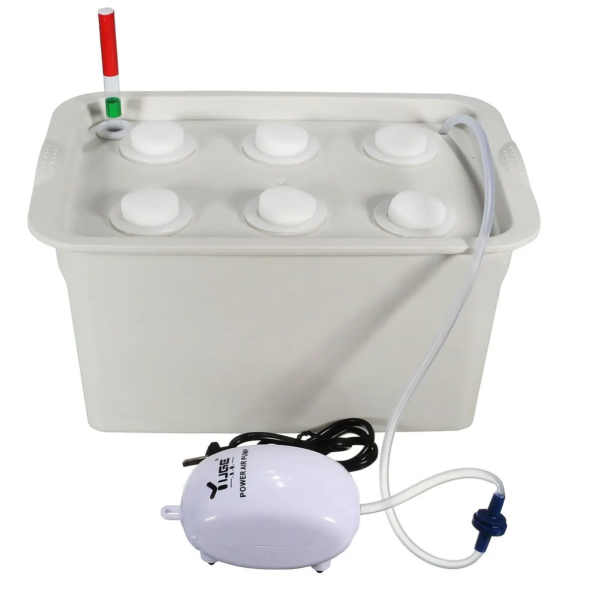 Mayitr Hydroponic System Kit 6 Holes Nursery Pot Kits Bubble Indoor Garden Cabinet Box Soiless Cultivation Plant Grow Boxes Mayitr Hydroponic System Kit 6 Holes Nursery Pot Kits Bubble Indoor Garden Cabinet Box Soiless Cultivation Plant Grow Boxes