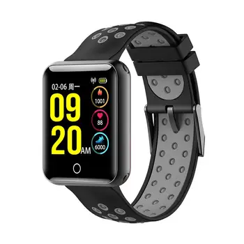 

Newest Q18 1.54 Super-large Screen Full Zinc Alloy IP68 Ultra-long Standby Time UI Sports Smart Watch Bracelet For ios&Android