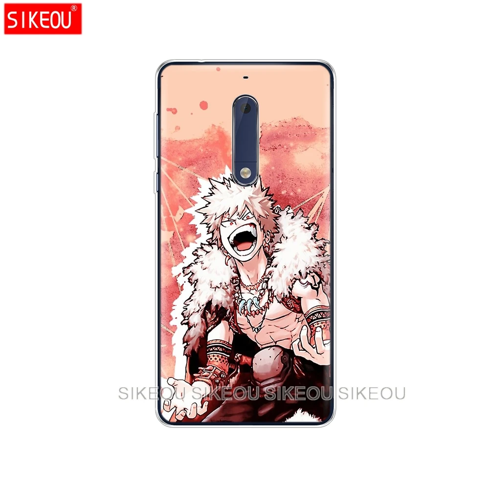 Силиконовый чехол для телефона Nokia 5 3 6 7 PLUS 8 9 /Nokia 1 2 2018 моя геройская академия