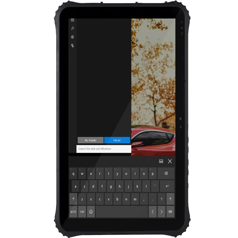 Scanner de Código de Barras Computador do Painel Industrial com Suporte de Carregamento 128 12 Polegada 4g Lte Windows 10 Pro Comprimidos Ásperos 1d Ram 4 gb Rom 3 Cheap Peças e Computadores Industriais