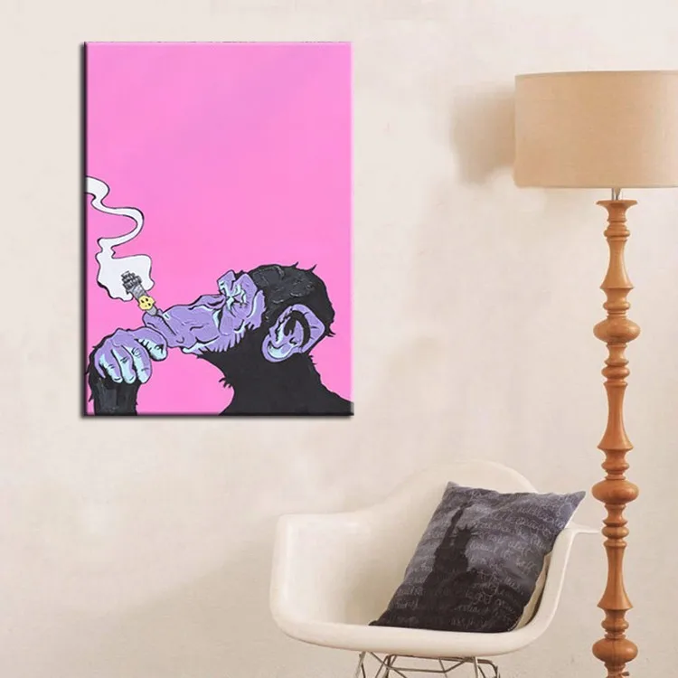 monkey oil painting