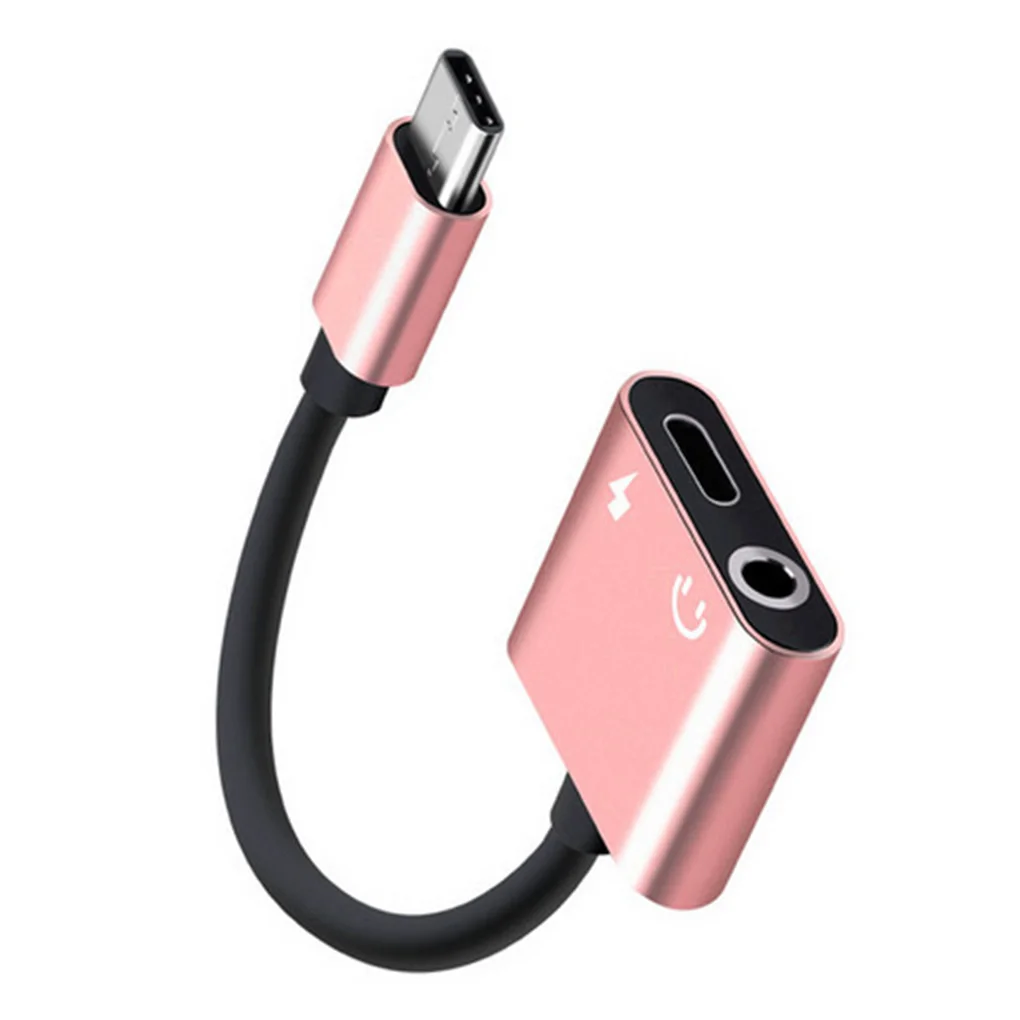 2 в 1 type C до 3,5 мм разъем для наушников зарядный конвертер usb type-C аудио заменитель адаптера для huawei mate 20 Pro