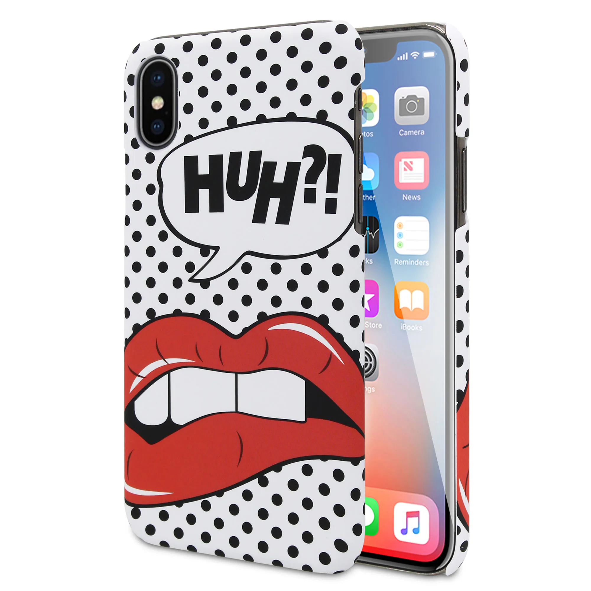 ANYLIFE Anti-shock premium back case (with pattern on edges) // IPHONE X - I AM HUH | Мобильные телефоны и аксессуары