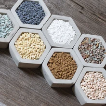 silicone mold Modern minimalist ceramic flower vase Hexagon geometric flower mould home decoration cement 3d vase molds