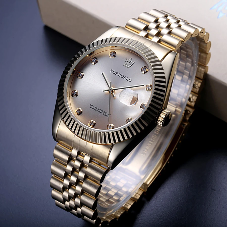 

Men'S Gold Roleingly Clock Watches 2018 Best Luxury Top Brand Relogio Masculino Quartz/Gold/Wristwatch/Wrist Watch Men Luxury