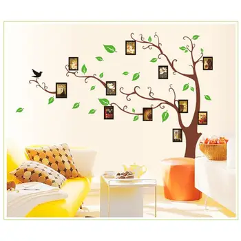 Home Decor 3D DIY Photo Tree PVC Wall Decals Adhesive Wall Stickers Mural Art Home Decor wall sticker Home Deco mirror AU1