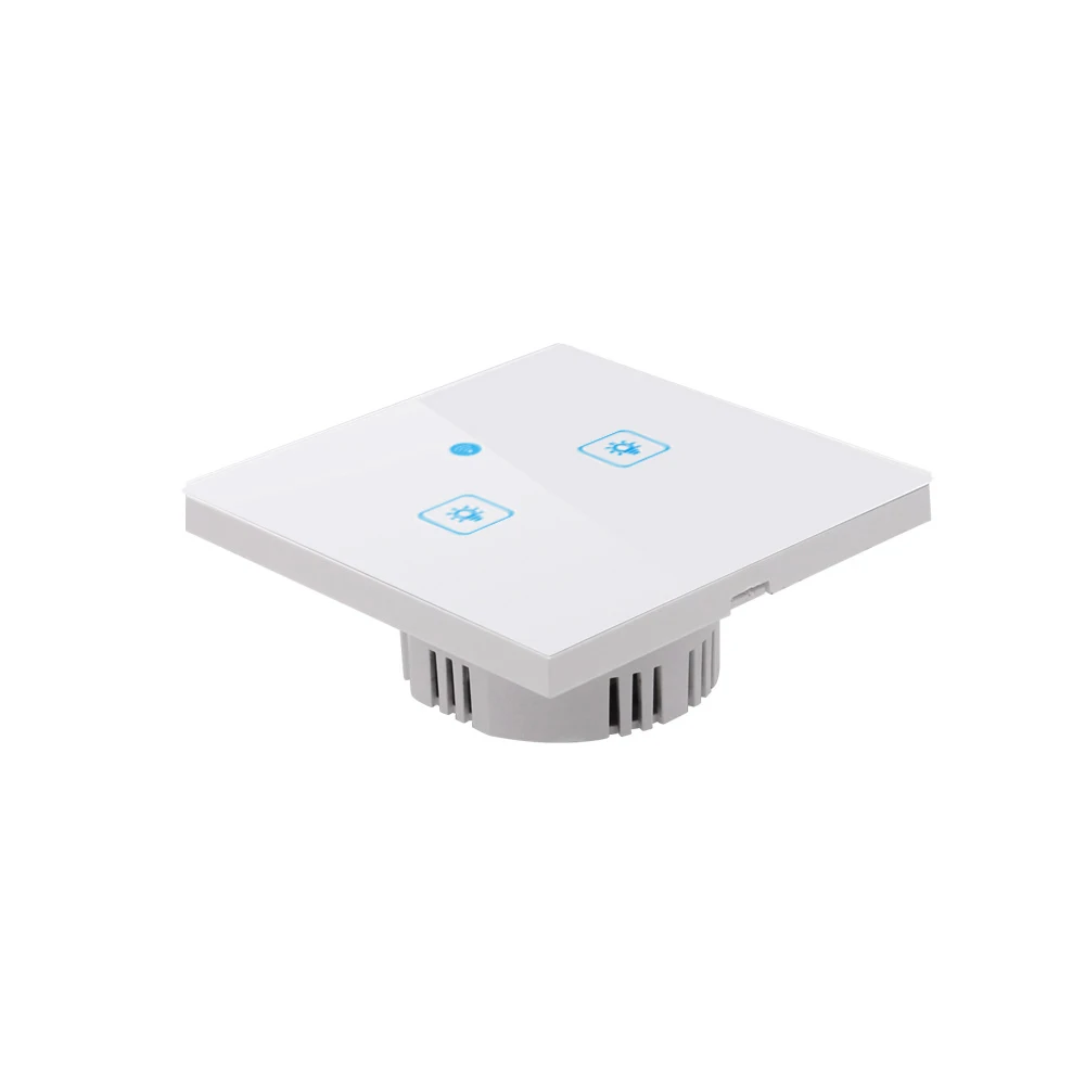 Tanie Przełącznik dotykowy Ewelink Wifi 2.4G inteligentny przełącznik dotykowy panel ścienny EU UK standardowa inteligentna dioda led sterowanie przez Wifi Alexa