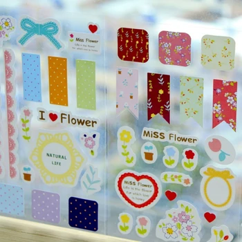 

6 Sheets Free Shipping Korean Kawaii DIY Stationery Scrapbooking Vintage Scrapbook Cute Lace Horse Pony Paper Diary Stickers