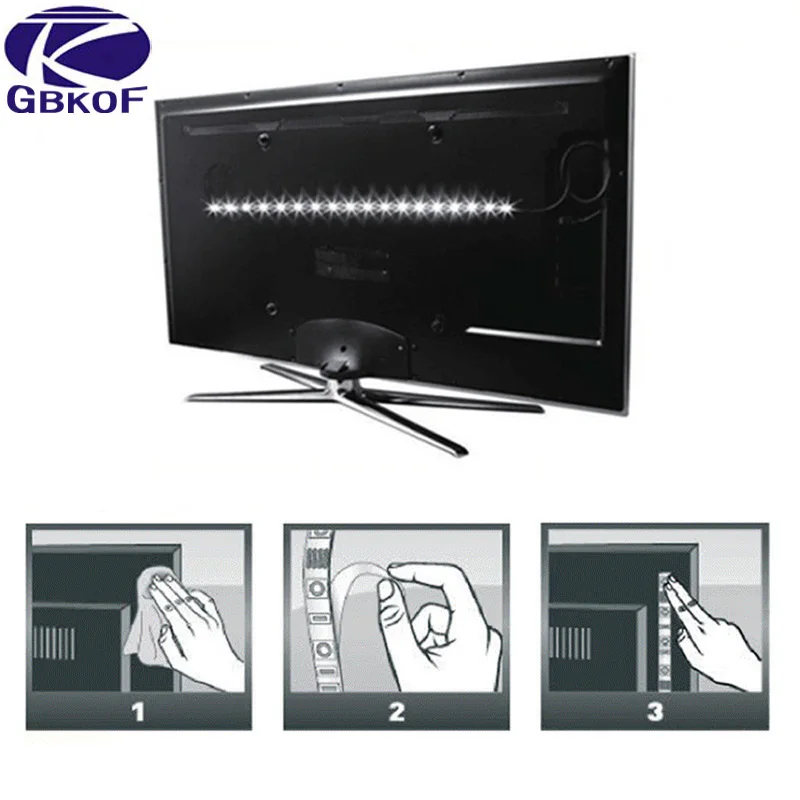 Tiras de Led 5 v 5050/3528/2835 usb led Strip Comprimento : 50cm/1m/2m