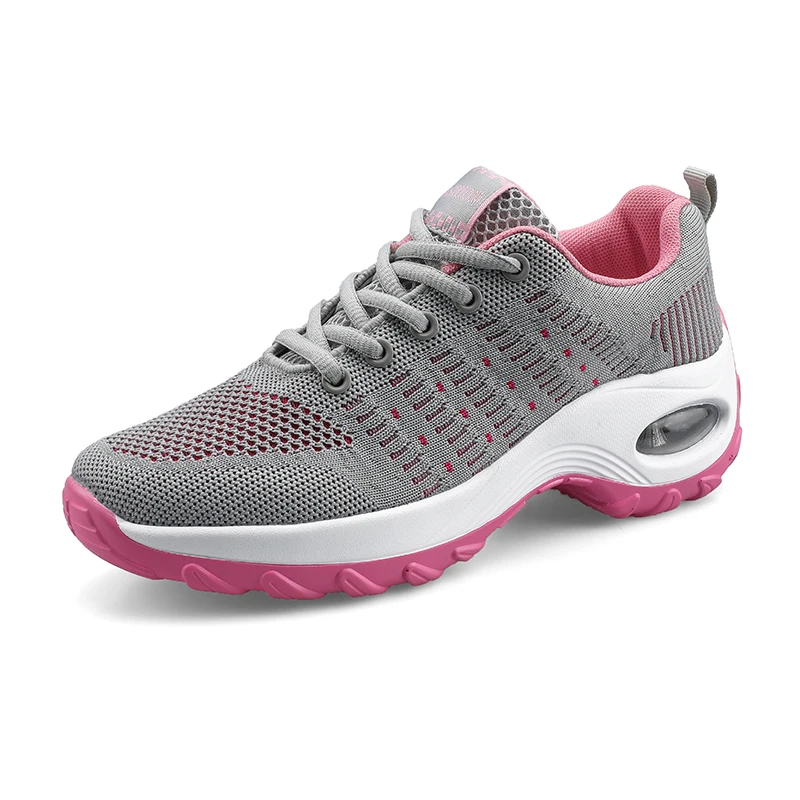 

Women Platform Sneakers 2019 Spring ladies Wedges female Trainers Comfortable Height Increasing Women Walking Casual Shoes