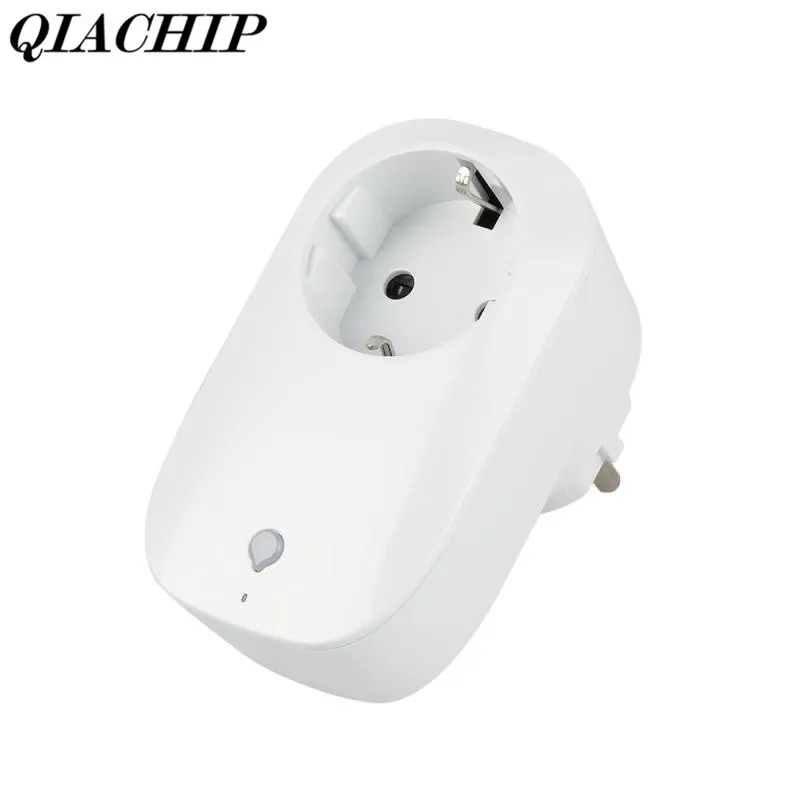 

QIACHIP EU Plug Mini Power Socket Phone Wireless Wifi App Remote Control Home Smart Lamps Light AC 100-250V EU Plug DS30