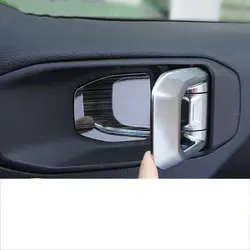 Lsrtw2017 нержавеющая сталь двери автомобиля чаша планки для jeep wrangler JL 2018 2019 2020