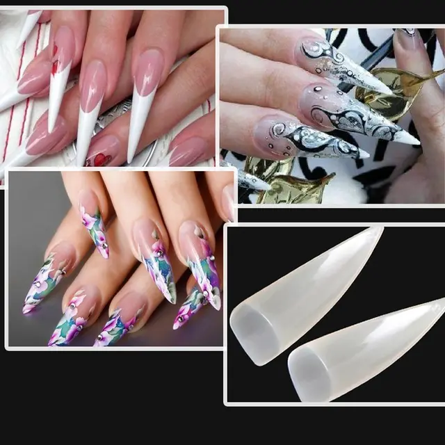 500 Pcs Pack Full Cover Eagle Claw Shape Acrylic False Nails Uv Gel 500 Pcs Pack Full Cover Eagle Claw Shape Acrylic False Nails Uv Gel Beauty Manicure