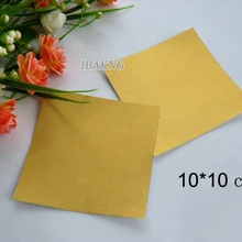 Для обертывания шоколада Луна упаковка для тортов forminhas de doces de papel 10*10 см золотой тисненый Золотой тиснение алюминиевый, оловянный фольги